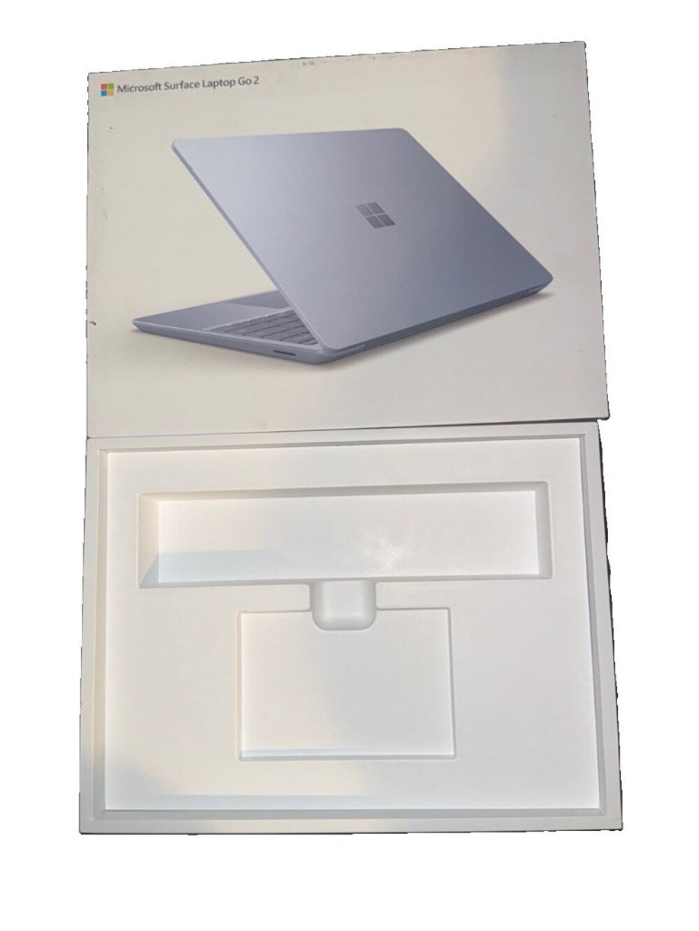 EMPTY BOX Microsoft Surface Laptop Go2 Windows 11 11th Gen i5 256GB Ice Blue